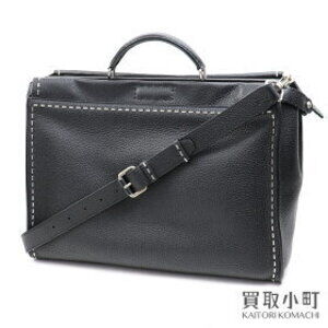 Fendi PEEKABOO ICONIC BUSINESS BAG Selleria Roman shoulder tote